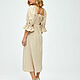 Order Cotton dress in beige color. ivavavilonskaya. Livemaster. . Dresses Фото №3