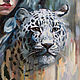 Oil painting on canvas White Leopard | Buy an oil painting. Pictures. pirogov-maxim. My Livemaster. Фото №6