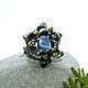 Flower with Sapphire Ring, Rings, Moscow,  Фото №1