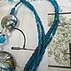 Винтаж: Комплект. Murano glass. Муранское стекло. Ожерелье, серьги. Комплекты украшений винтажные. Vintage&style. Ярмарка Мастеров.  Фото №4