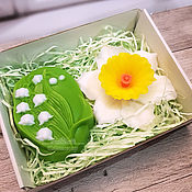 Косметика ручной работы handmade. Livemaster - original item Handmade soap Daffodils and lilies of the valley as a gift for your beloved on March 8. Handmade.