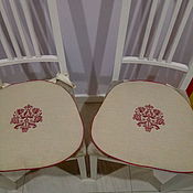Для дома и интерьера handmade. Livemaster - original item Pillows on the chairs 