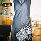 Embroidered denim dress 'Graphite', Dresses, Ekaterinburg,  Фото №1