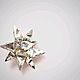 Брошь - звезда из кристаллов Swarovski. Брошь-булавка. Анна Колецкова (AnnaKoletskova). Интернет-магазин Ярмарка Мастеров.  Фото №2