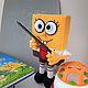 Заказать Игрушка Губка Боб. Спанч Боб мягкая игрушка. Игрушки  от Натальи  Малыши для души. Ярмарка Мастеров. . Мягкие игрушки Фото №3