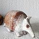 Фигурка из керамики. Глазури. Броненосец. Статуэтки. Наталия Мисюра. Ярмарка Мастеров.  Фото №4