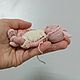 Силиконовая кукла, пупсик из силикона девочка 8 см зайка. Куклы Reborn. Алла Асеева dolls_minireborn. Ярмарка Мастеров.  Фото №6