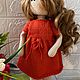 Вязаная кукла крючком, интерьерная кукла, Амигуруми куклы и игрушки, Раменское,  Фото №1
