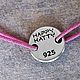 Заказать  "Мечтай". Happy Katty Ювелирные украшения из серебра. Ярмарка Мастеров. . Браслет-нить Фото №3