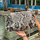 Stylish handbag made from Python. Classic Bag. exotiqpython. Online shopping on My Livemaster.  Фото №2