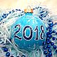 Новогодний шар "Символ 2018 года - Собака". Елочные игрушки. DiKoli. Ярмарка Мастеров.  Фото №5