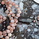 Women's mala, Rosary with Guan Yin made of 108 beads of peach moonstone. Rosary. Jewerly for Happiness. My Livemaster. Фото №6