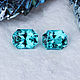 Пара выращенных бериллов "Параиба", 1,4 ct, Камни, Москва,  Фото №1