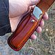 Заказать Чехол (кобура) для ножа Buck 110. ShalavinLeatherCraft (dshalavin). Ярмарка Мастеров. . Ножи Фото №3