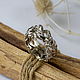 Unusual gold wedding rings 'Esme'. Wedding rings. Unusual Gemstone Jewelry. Online shopping on My Livemaster.  Фото №2