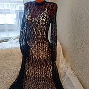 Одежда handmade. Livemaster - original item Elegant mohair dress 