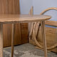 Овальный кухонный стол из массива дуба на точёных ножках. Столы. WFN Furniture - Столы на заказ. Ярмарка Мастеров.  Фото №5