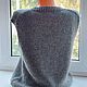 Жилет женский 44-48 размер вязаный серый цвет. Жилеты. AccessoriesWool мягко и комфортно. Ярмарка Мастеров.  Фото №4