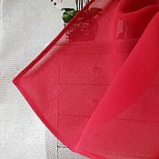 Шерстяной платок с цветами Фантазийный, натуральная шерсть мериноса