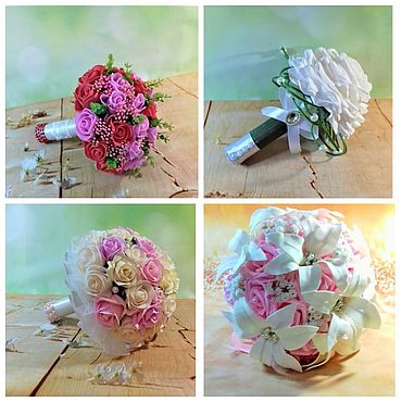 Цветы из фоамирана в свадебной атрибутике и декоре. Часть 1 | VK