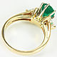 Order 2.47tcw Colombian Emerald & Trillion Cut Diamond Engagement Ring 14k,. JR Colombian Emeralds (JRemeralds). Livemaster. . Rings Фото №3