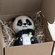 Order Felt toy: Panda. touch-me. Livemaster. . Felted Toy Фото №3
