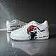 Кастомные кроссовки nike AF1 , ручная роспись, Tupacарт. Кроссовки. Olgavolgoart. Роспись одежды и обуви. Кастом. Ярмарка Мастеров.  Фото №4