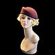 Red wine hat. Hats1. Novozhilova Hats. My Livemaster. Фото №4