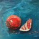Oil painting 'Pomegranate», Pictures, Novosibirsk,  Фото №1