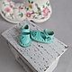 Sandals for doll ob11 color - mint 18mm. Clothes for dolls. Olga Safonova. My Livemaster. Фото №4