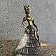 Фигурный бронзовый колокольчик Дама со шляпой в руке. Колокольчики. SevBronze. Ярмарка Мастеров.  Фото №5