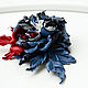 Order Leather brooch old English rose Trio. Decoration leather. lanssveta. Livemaster. . Brooches Фото №3