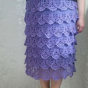 Одежда handmade. Livemaster - original item Skirt crochet ruffle Delight. Handmade.
