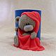 Silicone mold for soap 'Teddy Bear in a towel', Form, Arkhangelsk,  Фото №1