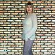 100% linen tunic, knitted. Pullover Sweaters. tauranga-16. Online shopping on My Livemaster.  Фото №2