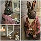 Order Crazy plum rabbit. Irina Sayfiydinova (textileheart). Livemaster. . Stuffed Toys Фото №3