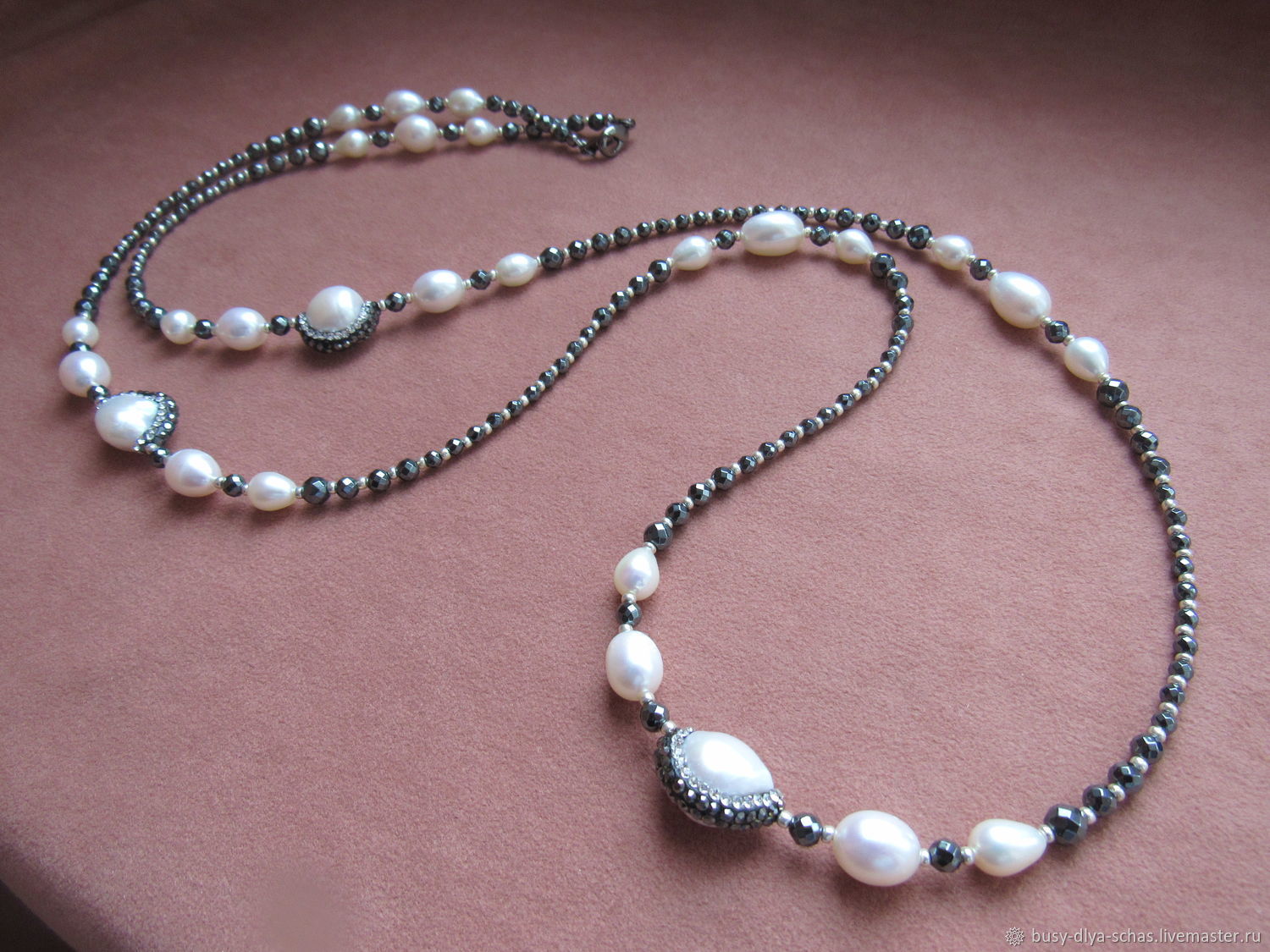 Бусы-сотуар "Атлантида" – купить на Ярмарке Мастеров – HENIBRU | Колье ...