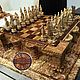 Заказать Шахматы замок - шахматные фигуры. Wood-master. Ярмарка Мастеров. . Шахматы Фото №3