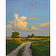 Картина "Пейзаж с дорогой" 49,6 x 39,5 см, Картины, Ростов-на-Дону,  Фото №1