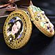 Pocket mirror A LA RUS gift to a girl. Pocket mirrors. BronvenGift (bronven). My Livemaster. Фото №13