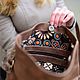 Заказать Сумка кожаная кроссбоди с рыжим ремешком. Shampi Bags. Ярмарка Мастеров. . Сумка через плечо Фото №3