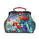 The average SAC 'Meadow flowers'. Valise. Pelle Volare. Online shopping on My Livemaster.  Фото №2
