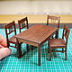 Set of furniture for 1/12 Dollhouse, Doll furniture, Moscow,  Фото №1