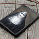 The passport cover is leather with the pattern ' Nun'. Passport cover. SUNGAZER leather products. My Livemaster. Фото №4