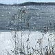Order Watercolor painting The First snow for the office. Lake, snow and grass. Pictures for the soul (RozaSavinova). Livemaster. . Pictures Фото №3