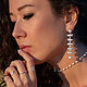 Order Luxury Long Earrings with natural river pearls. Honey Hany Jewelry by Olga Khan. Livemaster. . Earrings Фото №3