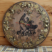 Для дома и интерьера handmade. Livemaster - original item wall clock 