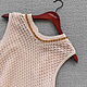 Платье летнее льняное. Платья. Sasha`s Custom Knits. Ярмарка Мастеров.  Фото №4