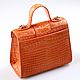 Сумка из кожи крокодила, mini IMA0820O4. Сумка через плечо. CrocShop товары из экзотической кожи. Ярмарка Мастеров.  Фото №7
