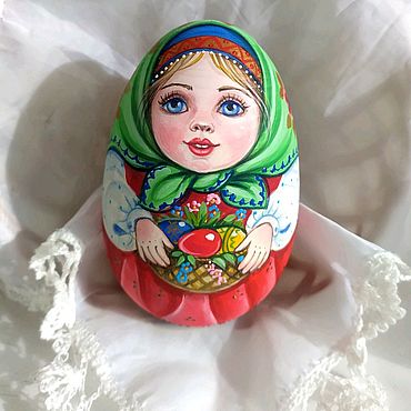 Русский стиль ручной работы. Ярмарка Мастеров - ручная работа Неваляшка.Пасха. Handmade.